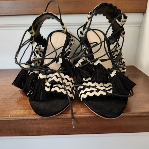 Loeffler Randall women's black sandals in size 10 - Picture 5 of 11